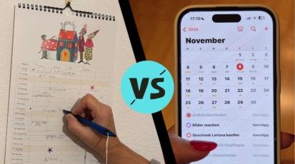 Wandkalender vs. Online Kalender