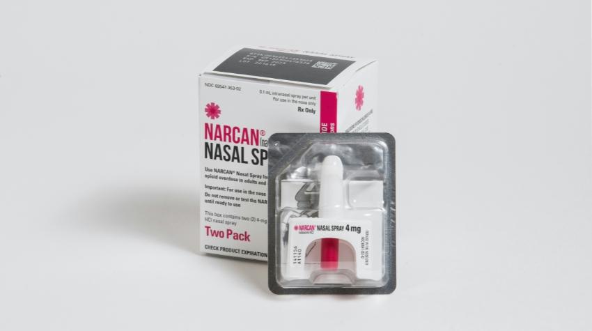 Opiat-Antagonist: Wirkstoff Naloxon als Nasenspray