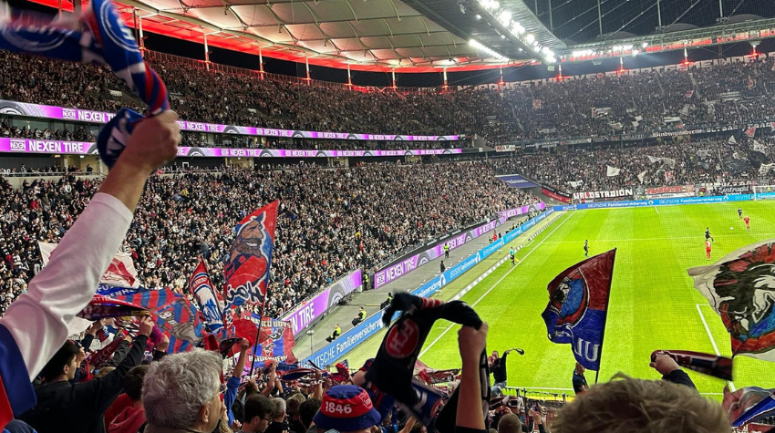 Die Fans des FCH sind zum ersten Mal Gast bei der Eintracht Frankfurt