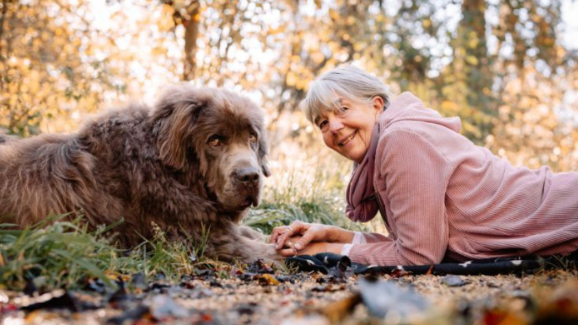 Notfallseelsorgerin Elke Gehrling mit ihrem Hund