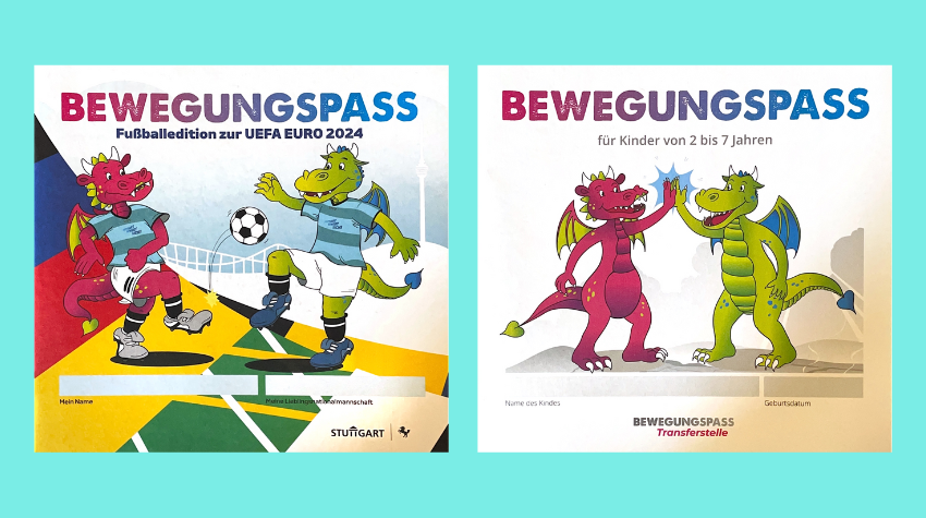 Der Bewegungspass in der EM-Edition (links) im Vergleich zur normalen Edition (rechts).