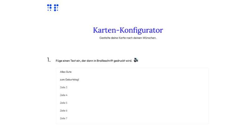 Konfiguration der persönlichen Botschaft