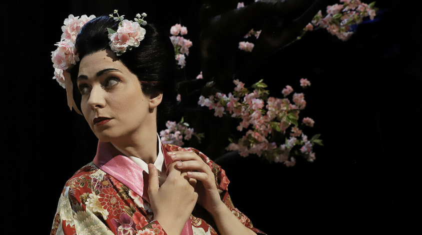 Stamatia in der Rolle der Madama Butterfly. 